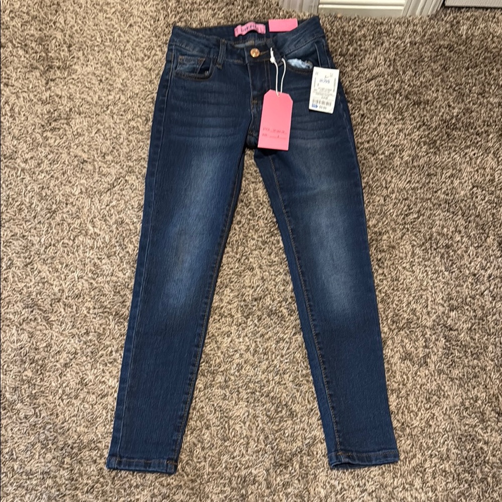 Blue Slim Fit Jeans with Subtle Fading